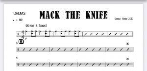 mack the knife sheet music